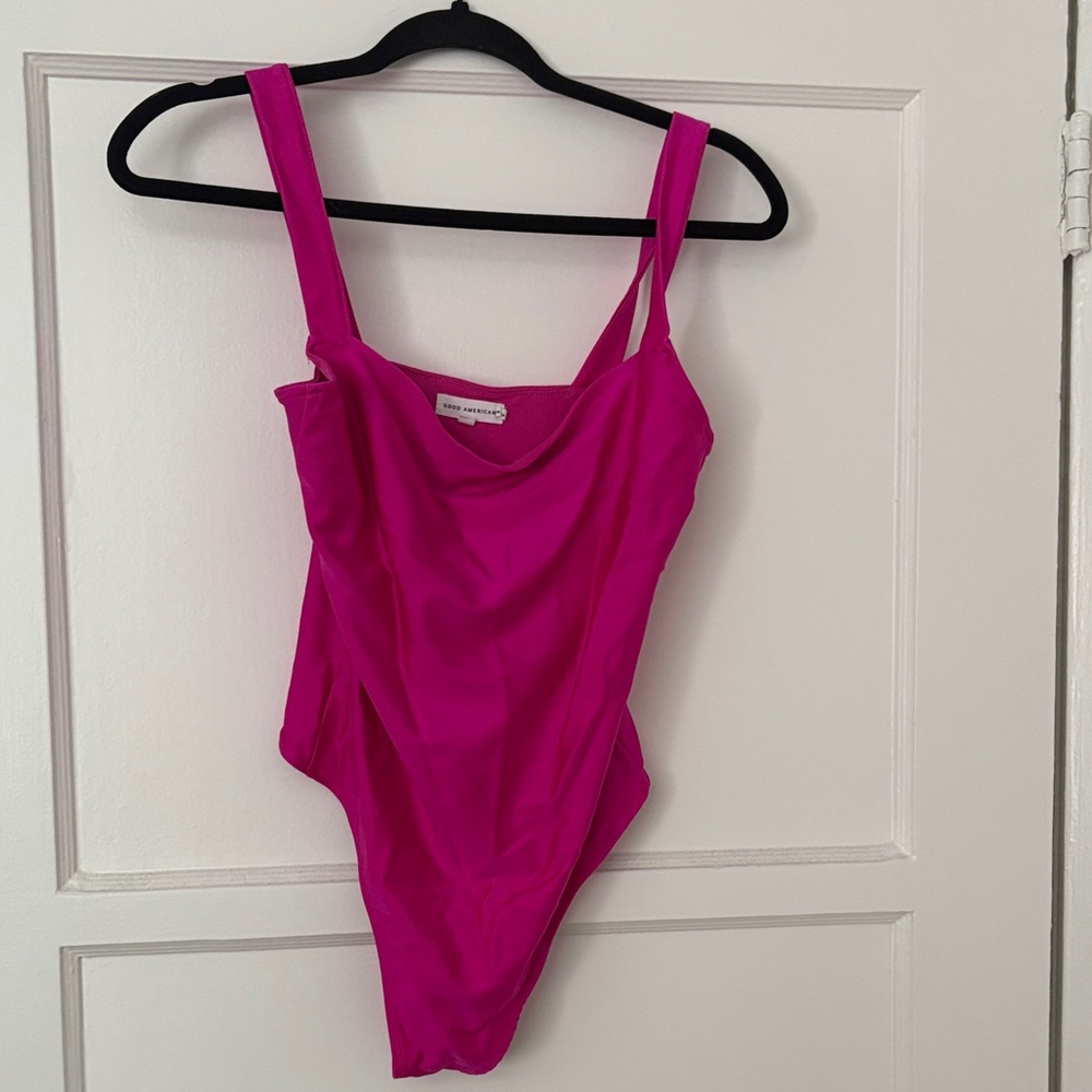 Good American Fuchsia Bodysuit